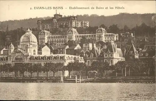 Evian-les-Bains Etablissement de Bains les Hotels *