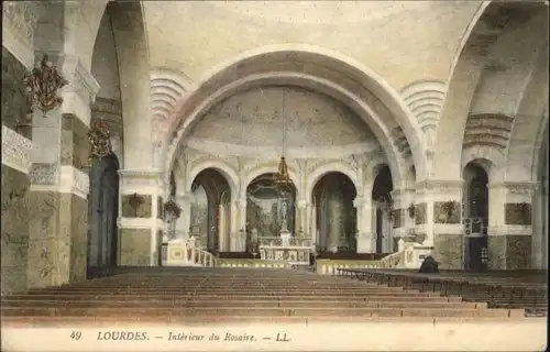 Lourdes Interieur du Rosaire x