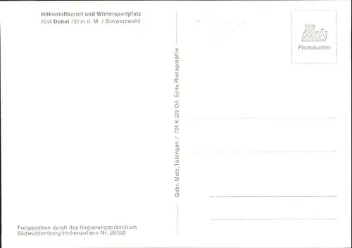 Dobel Wuerttemberg Fliegeraufnahme *