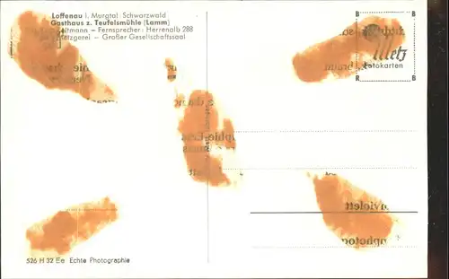 Loffenau Murgtal Schwarzwald Gasthaus zur Teufelsmuehle Lamm Herrenalb *