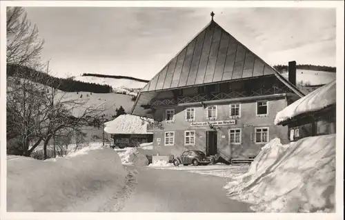 Wieden Schwarzwald Schoenau Gasthof zum Hirschen VW Kaefer *