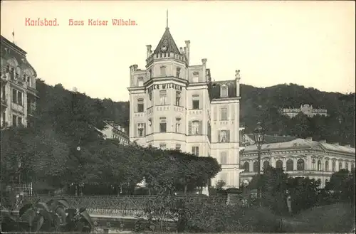 Karlsbad Boehmen Haus Kaiser Wilhelm *