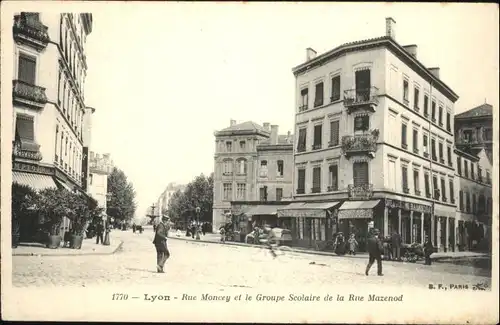 Lyon Rue Moncey Groupe Scolaire Rue Mazenod *