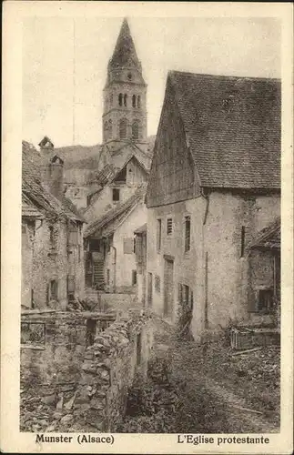 Munster Elsass Eglise Protestante