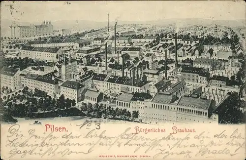 Pilsen Plzen Boehmen Buergerl. Brauhaus / Plzen /Plzen-mesto