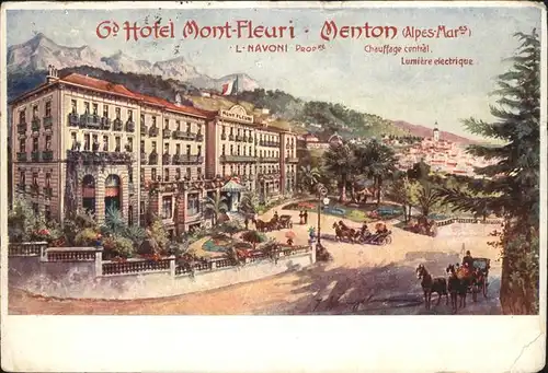 Menton Gd Hotel Mont-Fleuri