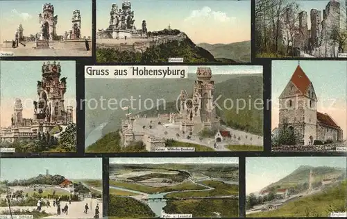 Hohensyburg Kirche u.Denkmal Kat. Dortmund