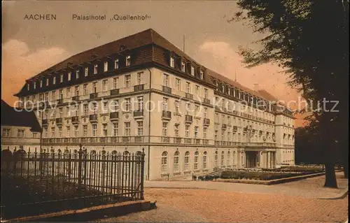 Aachen Palasthotel "Quellenhof" Kat. Aachen