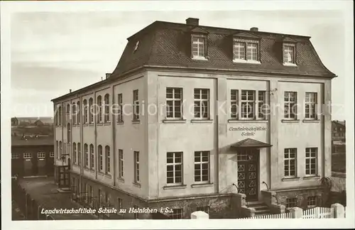 Hainichen Sachsen Landwirtschaftl.Schule Kat. Hainichen Sachsen