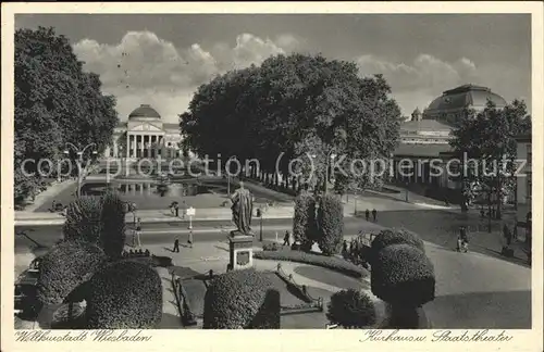 Wiesbaden Kurhaus u.Staatstheater Kat. Wiesbaden