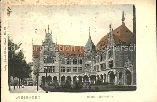 Wiesbaden Hoehere Toechterschule Kat. Wiesbaden