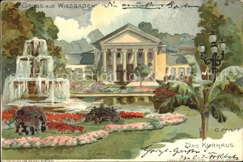 Wiesbaden Kurhaus Kat. Wiesbaden