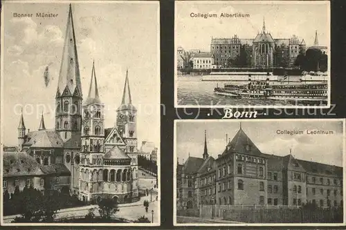 Bonn Rhein Muenster u.Collegium Leoninum / Bonn /Bonn Stadtkreis