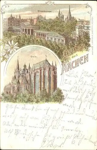 Aachen Dom u.Elisenbrunnen Kat. Aachen