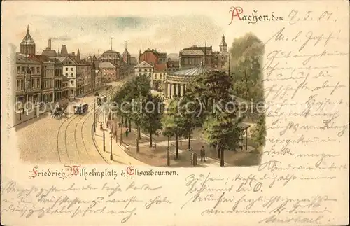 Aachen Friedrich Wilhelmplatz u.Elisenbrunnen Kat. Aachen