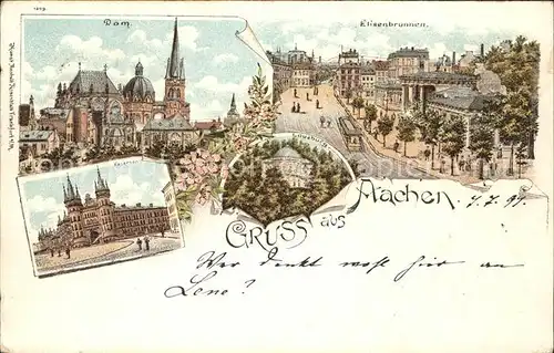 Aachen Dom u.Elisenbrunnen Kat. Aachen
