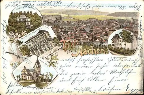 Aachen Belvedere a.d.Lousberg u.Linzenhaeuschen Kat. Aachen