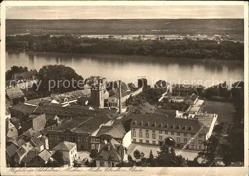 Eltville Rhein Sektkellerei Matheus Mueller Rheinpanorama Fliegeraufnahme Kat. Eltville am Rhein