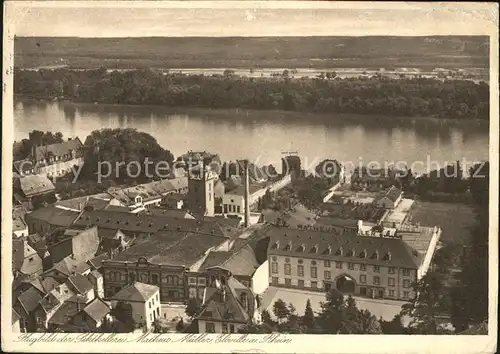 Eltville Rhein Sektkellerei Matheus Mueller Rheinpanorama Fliegeraufnahme Kat. Eltville am Rhein