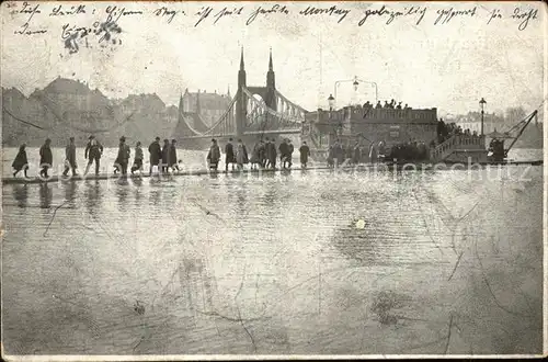 Frankfurt Main Hochwasser in Alt Frankfurt Kat. Frankfurt am Main