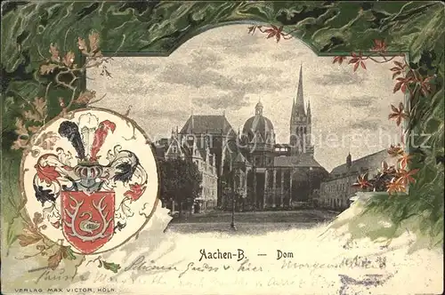Aachen Dom Wappen Kat. Aachen