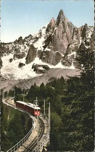 Bergbahn Massif du Mont Blanc Montenvers et l Anguille  Kat. Bergbahn