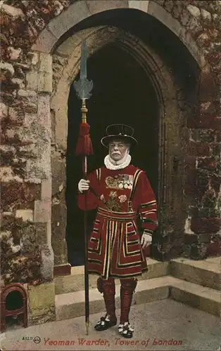 Leibgarde Wache Yeoman Warder Tower of London / Polizei /