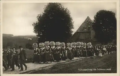 Trachten Schwarzwald Schappelzug  Kat. Trachten