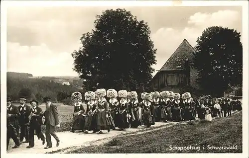 Trachten Schwarzwald Schappelzug  Kat. Trachten