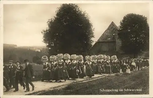 Trachten Schwarzwald Schappelzug  Kat. Trachten