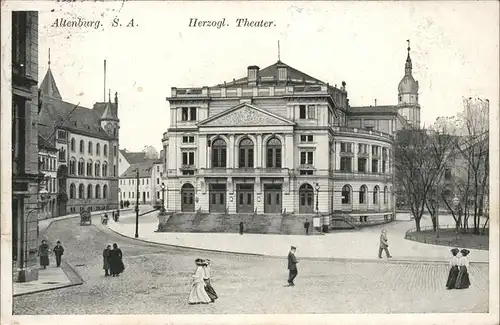 Theatergebaeude Altenburg Herzogl. Theater Kat. Gebaeude