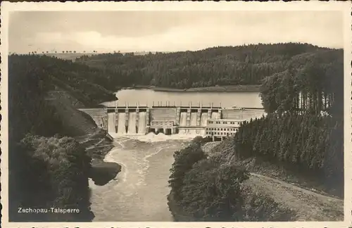 Staudamm Pumpspeicherkraftwerk Zschopau Talsperre Kriebstein Waldheim Kat. Gebaeude