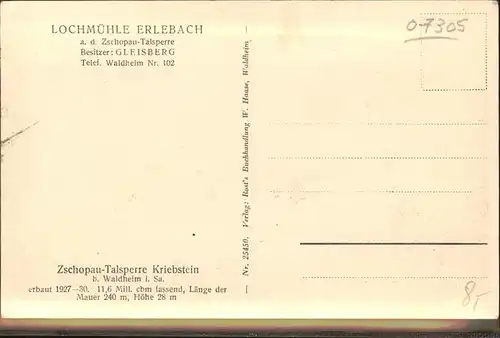 Staudamm Pumpspeicherkraftwerk Zschopau Talsperre Kriebstein bei Waldheim Kat. Gebaeude