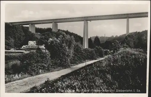 Bruecken Bauwerke Reichsautobahnbruecke Siebenlehn Nossen  Kat. Bruecken