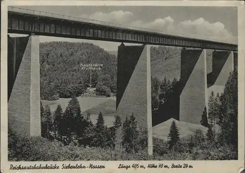 Bruecken Bauwerke Reichsautobahnbruecke Siebenlehn Nossen  Kat. Bruecken