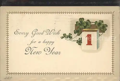 Neujahr New Year / Greetings /