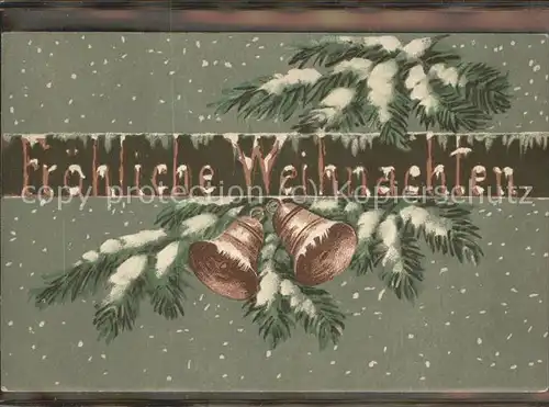 Weihnachten Glocken Schnee / Greetings /