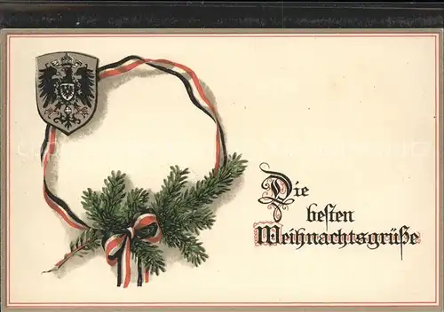 Weihnachten Wappen / Greetings /