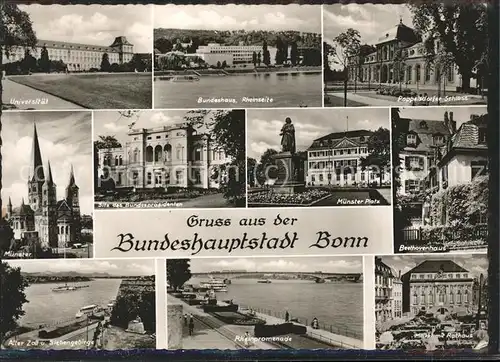 Zoll Grenze Douane Bonn Muenster Platz Rathaus Pappelsdorfer Schloss Rhein / Zoll /