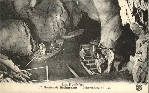 Hoehlen Caves Grottes Betharram Les Pyrenees  Kat. Berge