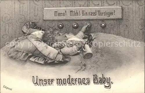 kk65065 Baby Nursery Bebe Messerli Bern Kategorie. Kinder Alte Ansichtskarten