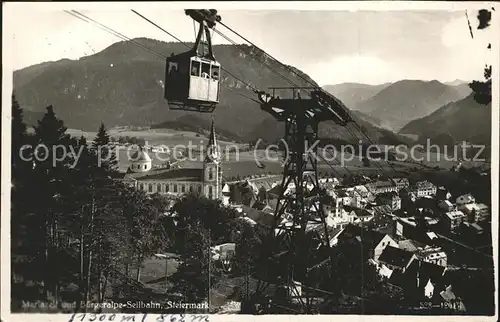 Seilbahn Mariazell Steiermark / Bahnen /