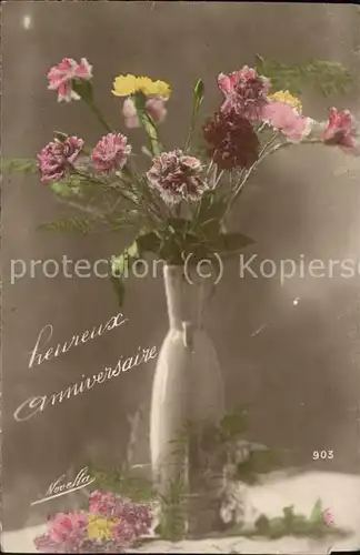 Blumen Glueckwunsch  Kat. Pflanzen