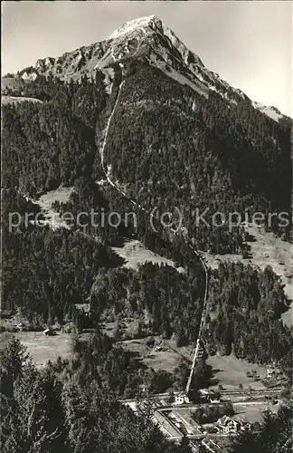 Zahnradbahn Niesenbahn Kulm Talstation Kat. Bergbahn