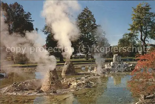 Vulkane Geysire Vulcans Geysers Malfroy Geysers Rotorua New Zealand  Kat. Natur