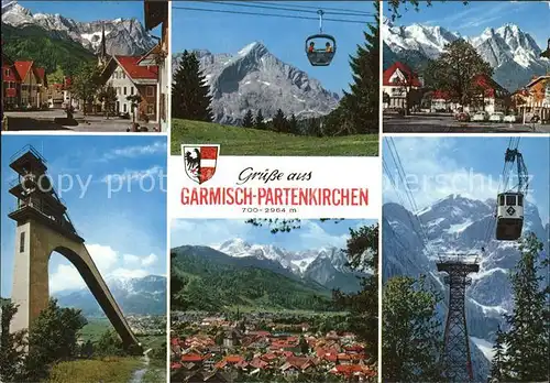 Seilbahn Garmisch-Partenkirchen Skiflugschanze  / Bahnen /
