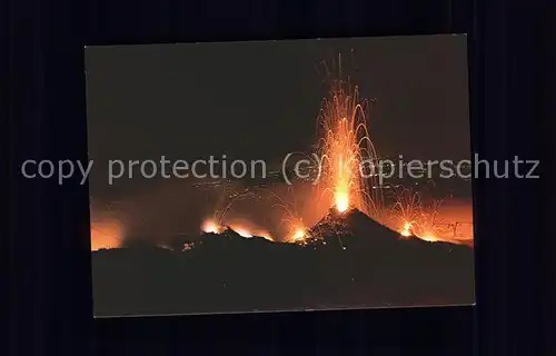 Vulkane Geysire Vulcans Geysers Etna eruzione aetna Sizilien Kat. Natur