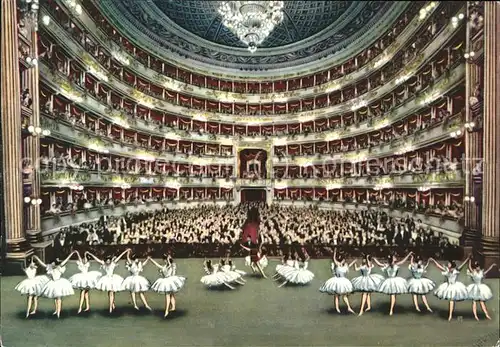 Theater Milano Teatro alla Scala Ballerinas Ballett Kat. Theater