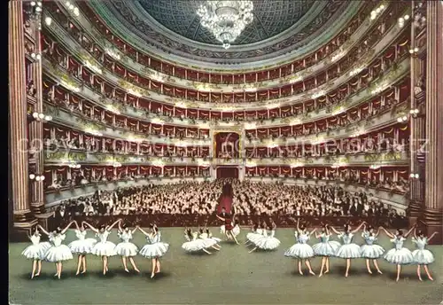 Theater Milano Teatro alla Scala Ballett Ballerina Kat. Theater
