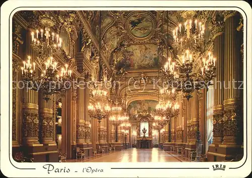 Opergebaeude Paris l Opera Foyer Kat. Gebaeude